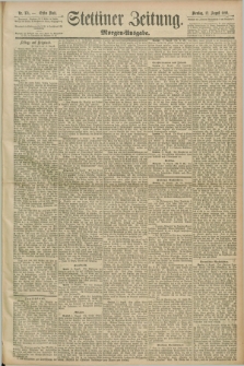 Stettiner Zeitung. 1890, Nr. 371 (12 August) - Morgen-Ausgabe