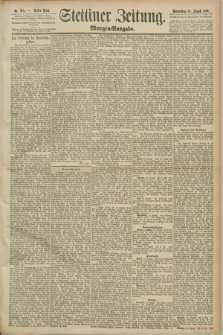 Stettiner Zeitung. 1890, Nr. 375 (14 August) - Morgen-Ausgabe