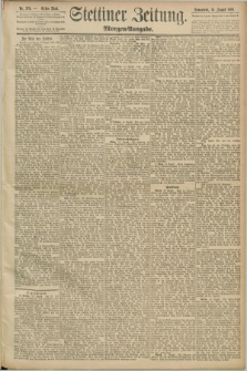 Stettiner Zeitung. 1890, Nr. 379 (16 August) - Morgen-Ausgabe