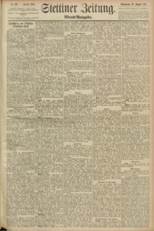 Stettiner Zeitung. 1890, Nr. 404 (30 August) - Abend-Ausgabe