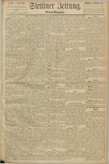 Stettiner Zeitung. 1890, Nr. 410 (3 September) - Abend-Ausgabe