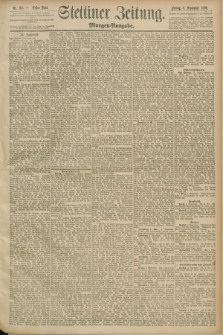 Stettiner Zeitung. 1890, Nr. 413 (5 September) - Morgen-Ausgabe