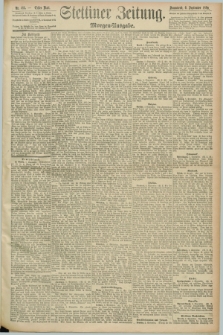 Stettiner Zeitung. 1890, Nr. 415 (6 September) - Morgen-Ausgabe