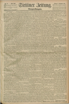 Stettiner Zeitung. 1890, Nr. 425 (12 September) - Morgen-Ausgabe