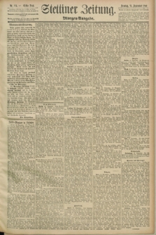 Stettiner Zeitung. 1890, Nr. 441 (21 September) - Morgen-Ausgabe