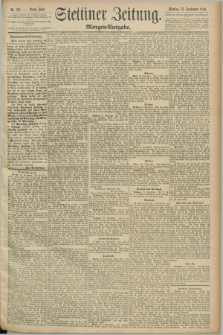 Stettiner Zeitung. 1890, Nr. 443 (23 September) - Morgen-Ausgabe