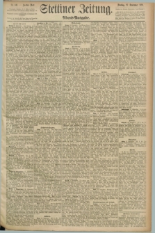 Stettiner Zeitung. 1890, Nr. 444 (23 September) - Abend-Ausgabe