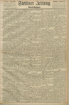 Stettiner Zeitung. 1890, Nr. 464 (4 Oktober) - Abend-Ausgabe