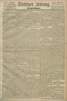 Stettiner Zeitung. 1890, Nr. 465 (5 Oktober) - Morgen-Ausgabe