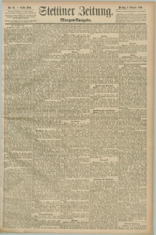 Stettiner Zeitung. 1890, Nr. 467 (7 Oktober) - Morgen-Ausgabe