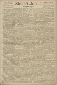 Stettiner Zeitung. 1890, Nr. 475 (11 Oktober) - Morgen-Ausgabe