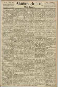 Stettiner Zeitung. 1890, Nr. 480 (14 Oktober) - Abend-Ausgabe