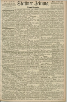 Stettiner Zeitung. 1890, Nr. 482 (15 Oktober) - Abend-Ausgabe