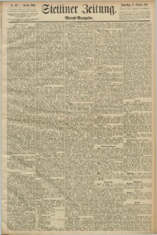 Stettiner Zeitung. 1890, Nr. 484 (16 Oktober) - Abend-Ausgabe
