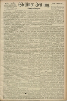 Stettiner Zeitung. 1890, Nr. 485 (17 Oktober) - Morgen-Ausgabe