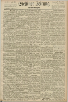 Stettiner Zeitung. 1890, Nr. 488 (18 Oktober) - Abend-Ausgabe
