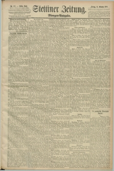 Stettiner Zeitung. 1890, Nr. 497 (24 Oktober) - Morgen-Ausgabe