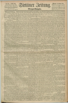 Stettiner Zeitung. 1890, Nr. 505 (29 Oktober) - Morgen-Ausgabe