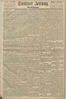 Stettiner Zeitung. 1890, Nr. 506 (29 Oktober) - Abend-Ausgabe