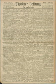 Stettiner Zeitung. 1890, Nr. 517 (5 November) - Morgen-Ausgabe