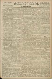 Stettiner Zeitung. 1890, Nr. 521 (7 November) - Morgen-Ausgabe