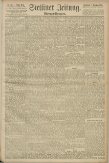 Stettiner Zeitung. 1890, Nr. 523 (8 November) - Morgen-Ausgabe