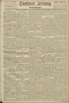 Stettiner Zeitung. 1890, Nr. 524 (8 November) - Abend-Ausgabe