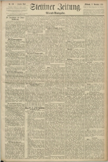 Stettiner Zeitung. 1890, Nr. 530 (12 November) - Abend-Ausgabe