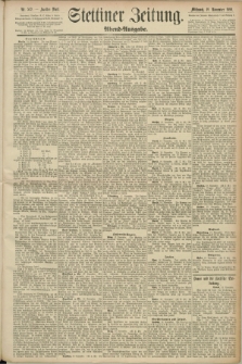 Stettiner Zeitung. 1890, Nr. 542 (19 November) - Abend-Ausgabe