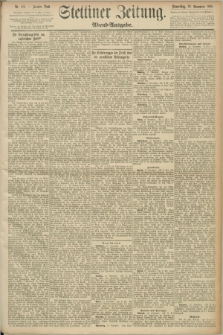 Stettiner Zeitung. 1890, Nr. 544 (20 November) - Abend-Ausgabe