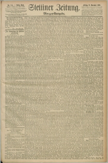 Stettiner Zeitung. 1890, Nr. 545 (21 November) - Morgen-Ausgabe