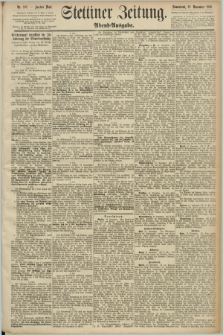 Stettiner Zeitung. 1890, Nr. 548 (22 November) - Abend-Ausgabe