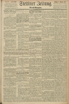 Stettiner Zeitung. 1890, Nr. 552 (25 November) - Abend-Ausgabe