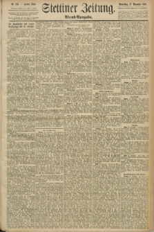 Stettiner Zeitung. 1890, Nr. 556 (27 November) - Abend-Ausgabe