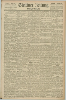 Stettiner Zeitung. 1890, Nr. 567 (4 Dezember) - Morgen-Ausgabe