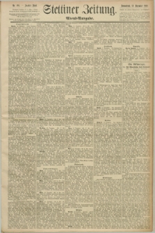 Stettiner Zeitung. 1890, Nr. 584 (13 Dezember) - Abend-Ausgabe