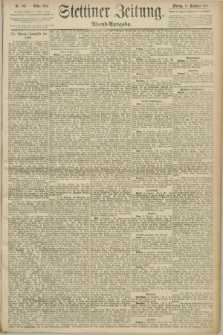 Stettiner Zeitung. 1890, Nr. 586 (15 Dezember) - Abend-Ausgabe