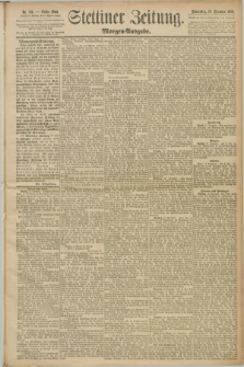 Stettiner Zeitung. 1890, Nr. 591 (18 Dezember) - Morgen-Ausgabe