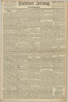 Stettiner Zeitung. 1890, Nr. 596 (20 Dezember) - Abend-Ausgabe