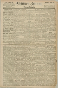 Stettiner Zeitung. 1890, Nr. 599 (23 Dezember) - Morgen-Ausgabe