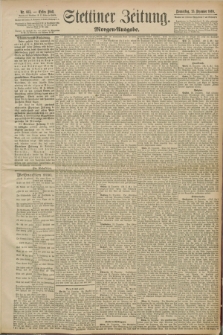Stettiner Zeitung. 1890, Nr. 603 (25 Dezember) - Morgen-Ausgabe