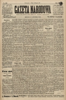 Gazeta Narodowa. 1897, nr 221