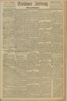 Stettiner Zeitung. 1891, Nr. 281 (20 Juni) - Morgen-Ausgabe
