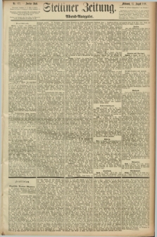 Stettiner Zeitung. 1891, Nr. 372 (12 August) - Abend-Ausgabe