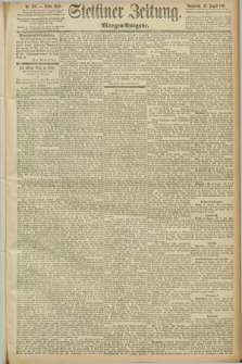 Stettiner Zeitung. 1891, Nr. 389 (22 August) - Morgen-Ausgabe