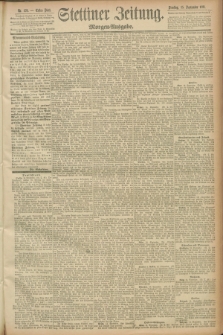 Stettiner Zeitung. 1891, Nr. 429 (15 September) - Morgen-Ausgabe