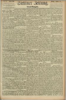 Stettiner Zeitung. 1891, Nr. 466 (6 Oktober) - Abend-Ausgabe