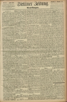 Stettiner Zeitung. 1891, Nr. 546 (21 November) - Abend-Ausgabe