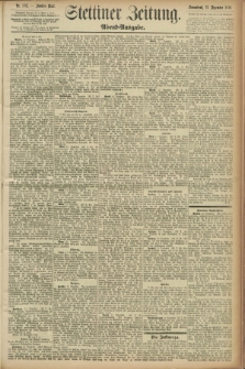 Stettiner Zeitung. 1891, Nr. 582 (12 Dezember) - Abend-Ausgabe