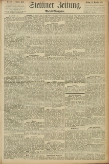 Stettiner Zeitung. 1891, Nr. 592 (18 Dezember) - Abend-Ausgabe